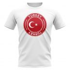 Turkey Football Badge T-Shirt (White)