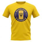 Barbados Football Badge T-Shirt (Yellow)