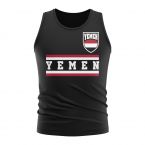 Yemen Core Football Country Sleeveless Tee (Black)