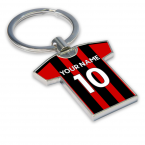 Personalised Bournemouth Football Shirt Key Ring