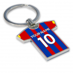 Personalised Crystal Palace Football Shirt Key Ring