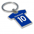 Personalised Leicester City Football Shirt Key Ring