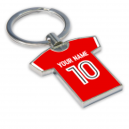 Personalised Nottingham Forest Football Shirt Key Ring