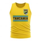Tanzania Core Football Country Sleeveless Tee (Yellow)