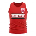 Singapore Core Football Country Sleeveless Tee (Red)
