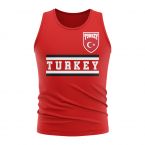 Turkey Core Football Country Sleeveless Tee (Red)