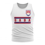 Saba Core Football Country Sleeveless Tee (White)
