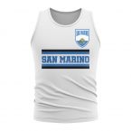 San Marino Core Football Country Sleeveless Tee (White)