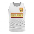 Sri Lanka Core Football Country Sleeveless Tee (White)