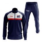 Cayman Islands Concept Football Tracksuit (Navy)