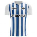 2025-2026 Real Sociedad Home Concept Football Shirt - Adult Long Sleeve