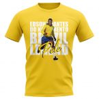 Pele Brazil Player T-Shirt (Yellow)