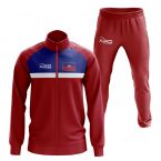 Haiti Concept Football Tracksuit (Red)