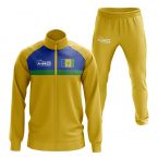 Saint Vincent and The Grenadines Concept Football Tracksuit (Yellow)