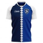 2025-2026 Strasbourg Home Concept Football Shirt - Adult Long Sleeve