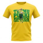 Teemu Pukki Norwich Player T-Shirt (Yellow)
