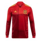 Spain 2020-2021 Long Sleeve Home Shirt