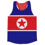 North Korea Flag Running Vest