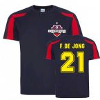 Frenkie de Jong Barcelona Sports Training Jersey (Navy)