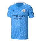 Manchester City 2020-2021 Home Football Shirt (Kids)
