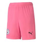 Manchester City 2020-2021 Goalkeeper Shorts (Pink) - Kids