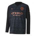 Manchester City 2020-2021 Away Long Sleeve Shirt (Kids)