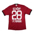 FC Nurnberg 2013-2014 Home Shirt (Schopf #28) ((Very Good) S) ((Very Good) S)