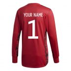 2020-2021 Germany Home Adidas Goalkeeper Shirt (Your Name)