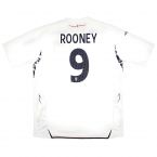 England 2007-09 Home Shirt (XL) Rooney #9 (Excellent)