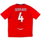 England 2008-09 Away Shirt (S) Gerrard #4 (Excellent)