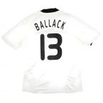 Germany 2008-10 Home Shirt (L) Ballack #13 (Good)