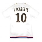 Lyon 2015-16 Third Shirt (Lacazette #10) (S) (Excellent)