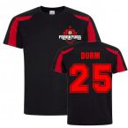 Erik Durm Frankfurt Sports Training Jersey (Black)