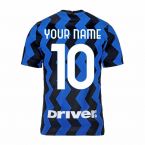 2020-2021 Inter Milan Home Nike Football Shirt (Kids) (Your Name)