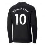 2020-2021 Manchester City Puma Away Long Sleeve Shirt (Your Name)