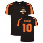 Willian Donetsk Sports Training Jersey (Black)