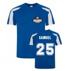 Walter Samuel Inter Milan Sports Training Jersey (Blue)