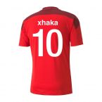 2020-2021 Switzerland Home Puma Football Shirt (XHAKA 10)