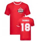 Thomas Partey Arsenal Ringer Tee (Red)