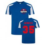 Igor Akinfeev CSKA Moscow Sports Training Jersey (Blue)