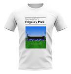 Edgeley Park Stockport County Stadium T-Shirt (White)