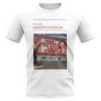 Emirates Stadium Arsenal Stadium T-Shirt (White)
