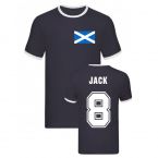 Ryan Jack Scotland Ringer Tee (Navy)