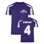 Vincent Kompany Anderlecht Sports Training Jersey (Purple)