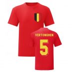 Jan Vertonghen Belgium National Hero Tee's (Red)