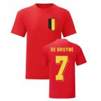 Kevin De Bruyne Belgium National Hero Tee's (Red)