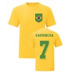 Garrincha Brazil National Hero Tee's (Yellow)