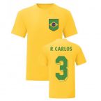 Robert Carlos Brazil National Hero Tee's (Yellow)