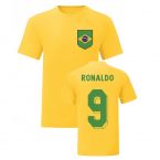 Ronaldo Brazil National Hero Tee's (Yellow)