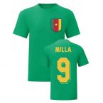 Roger Milla Cameroon National Hero Tee (Green)